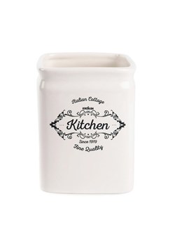 EXCELSA Pojemnik w kolorze kremowym na akcesoria - 11,5 x 14,7 x 11,5 cm ze sklepu Limango Polska w kategorii Akcesoria kuchenne - zdjęcie 187773390