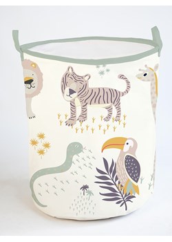 The Wild Hug Kosz &quot;Africa&quot; w kolorze beżowym ze wzorem - wys. 50 x Ø 40 cm ze sklepu Limango Polska w kategorii Pojemniki kuchenne - zdjęcie 187773943