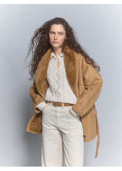 Reserved - Pasek z klamrą - karminowy ze sklepu Reserved w kategorii Paski damskie - zdjęcie 187774371