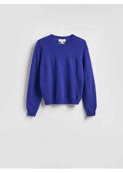 Reserved - Wełniany sweter - burgundowy ze sklepu Reserved w kategorii Swetry damskie - zdjęcie 187774412