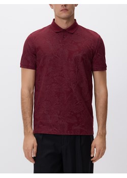 Reserved - Koszulka polo ze świątecznym wzorem - bordowy ze sklepu Reserved w kategorii T-shirty męskie - zdjęcie 187774430