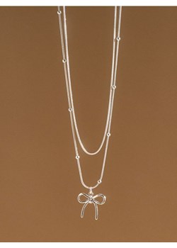 Sinsay - Naszyjniki 2 pack - srebrny ze sklepu Sinsay w kategorii Naszyjniki - zdjęcie 187775114