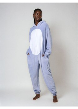 Sinsay - Polarowa piżama onesie z kapturem i uszami 3D Stitch - błękitny ze sklepu Sinsay w kategorii Piżamy damskie - zdjęcie 187775124