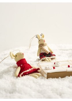 Sinsay - Dekoracja świąteczna w kształcie myszy - wielobarwny ze sklepu Sinsay w kategorii Dekoracje bożonarodzeniowe - zdjęcie 187775142