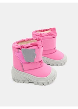 Sinsay - BARTEK Śniegowce wodoodporne z odblaskowymi elementami - różowy ze sklepu Sinsay w kategorii Buty zimowe dziecięce - zdjęcie 187775154