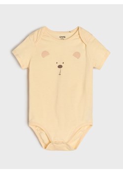 Sinsay - Body z motywem misia - kremowy ze sklepu Sinsay w kategorii Odzież dla niemowląt - zdjęcie 187775180