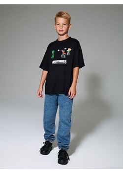 Sinsay - Ocieplane spodnie jogger z polarem wewnątrz - niebieski ze sklepu Sinsay w kategorii Spodnie chłopięce - zdjęcie 187775213