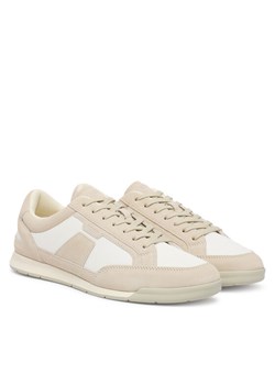 BOSS Sneakersy Nitan 50557883 Beżowy ze sklepu MODIVO w kategorii Buty sportowe męskie - zdjęcie 187775930