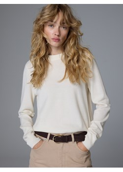 Reserved - Skórzany pasek - ciemnobrązowy ze sklepu Reserved w kategorii Paski damskie - zdjęcie 187776680