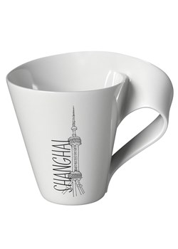 Villeroy &amp; Boch Kubek &quot;Modern Cities - Shanghai&quot; w kolorze białym do kawy - 300 ml ze sklepu Limango Polska w kategorii Dzbanki i zaparzacze - zdjęcie 187776721