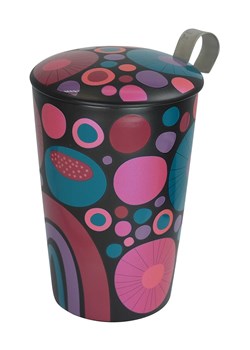 Eigenart Kubek &quot;Cheerful&quot; w kolorze różowym do herbaty - 350 ml ze sklepu Limango Polska w kategorii Dzbanki i zaparzacze - zdjęcie 187776724