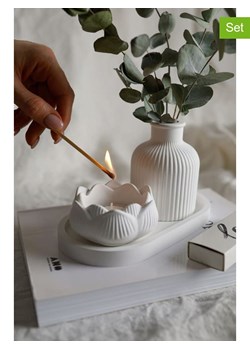 Lucky Bees 3-częściowy zestaw w kolorze białym ze sklepu Limango Polska w kategorii Świece i dyfuzory - zdjęcie 187777110