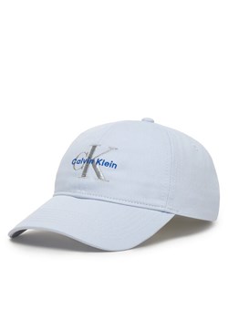 Calvin Klein Czapka z daszkiem Monologo Embroidery Baseball Hat LV04K5026G Błękitny ze sklepu MODIVO w kategorii Czapki z daszkiem damskie - zdjęcie 187778324