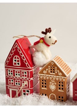 Sinsay - Dekoracja świąteczna w kształcie renifera - biały ze sklepu Sinsay w kategorii Dekoracje bożonarodzeniowe - zdjęcie 187778873