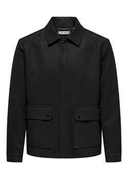 ONLY &amp; SONS Kurtka koszulowa &quot;Ponnor&quot; w kolorze czarnym ze sklepu Limango Polska w kategorii Kurtki męskie - zdjęcie 187779404