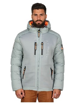 Geographical Norway Kurtka puchowa &quot;Beachwood&quot; w kolorze szarym ze sklepu Limango Polska w kategorii Kurtki męskie - zdjęcie 187779831