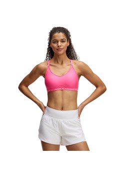 Biustonosz treningowy Under Armour UA Crossback Low Bra - różowy ze sklepu Sportstylestory.com w kategorii Biustonosze - zdjęcie 187780591