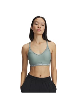 Biustonosz treningowy Under Armour UA Crossback Low Bra - zielony ze sklepu Sportstylestory.com w kategorii Biustonosze - zdjęcie 187780632