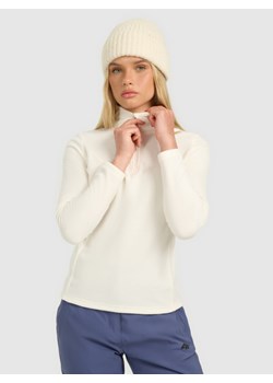 Damska bielizna termiczna polarowa (góra) 4F 4FWAW25UFLEF063 - beżowa ze sklepu Sportstylestory.com w kategorii Bielizna termoaktywna damska - zdjęcie 187780792