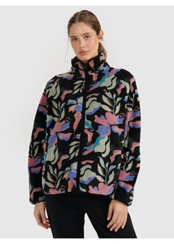 Damski polar rozpinany bez kaptura 4F 4FRAW25TFLEF499 - multikolor ze sklepu Sportstylestory.com w kategorii Bluzy damskie - zdjęcie 187780863