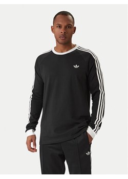 adidas Longsleeve 3-Stripes KE3546 Czarny Regular Fit ze sklepu MODIVO w kategorii T-shirty męskie - zdjęcie 187781140