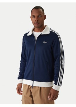 adidas Bluza adicolor Classic KE3526 Granatowy Slim Fit ze sklepu MODIVO w kategorii Bluzy męskie - zdjęcie 187781163