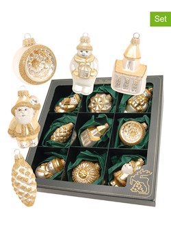 Krebs Glas Lauscha Bombki (9 szt.) w kolorze złotym ze sklepu Limango Polska w kategorii Dekoracje bożonarodzeniowe - zdjęcie 187781371