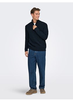 ONLY &amp; SONS Sweter &quot;Jion&quot; w kolorze granatowym ze sklepu Limango Polska w kategorii Swetry męskie - zdjęcie 187781860