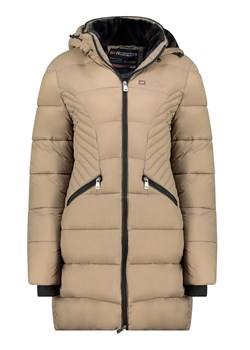 Geographical Norway Płaszcz zimowy &quot;Bee&quot; w kolorze szarobrązowym ze sklepu Limango Polska w kategorii Kurtki damskie - zdjęcie 187783094