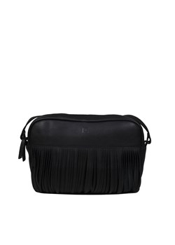 czarna torebka damska  skórzana na ramię Reni ze sklepu Słoń Torbalski w kategorii Listonoszki - zdjęcie 187783854