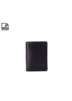 Czarny portfel skórzany ARMIN ze sklepu Słoń Torbalski w kategorii Portfele męskie - zdjęcie 187783863