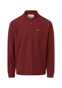 BLKVIS Męska koszulka polo z dzianiny Mężczyźni Bawełna kasztanowy jednolity ze sklepu vangraaf w kategorii T-shirty męskie - zdjęcie 187783893