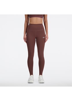 Legginsy damskie New Balance WP41237LIE – brązowe ze sklepu New Balance Poland w kategorii Spodnie damskie - zdjęcie 187784120