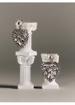 Reserved - Kolczyki w kształcie serca - srebrny ze sklepu Reserved w kategorii Kolczyki - zdjęcie 187784262