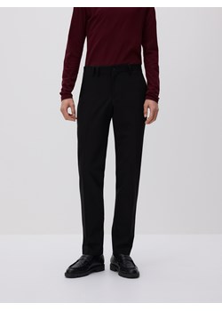 Reserved - Spodnie garniturowe slim fit - czarny ze sklepu Reserved w kategorii Spodnie męskie - zdjęcie 187784270