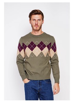 C&amp; Jo Sweter w kolorze khaki ze sklepu Limango Polska w kategorii Swetry męskie - zdjęcie 187784691