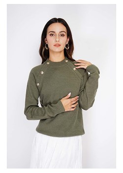 C&amp; Jo Sweter w kolorze khaki ze sklepu Limango Polska w kategorii Swetry damskie - zdjęcie 187784923