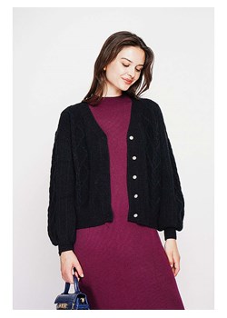 C&amp; Jo Kardigan w kolorze czarnym ze sklepu Limango Polska w kategorii Swetry damskie - zdjęcie 187785153