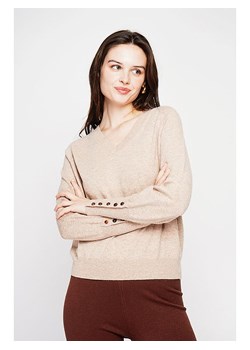 C&amp; Jo Sweter w kolorze beżowym ze sklepu Limango Polska w kategorii Swetry damskie - zdjęcie 187785211