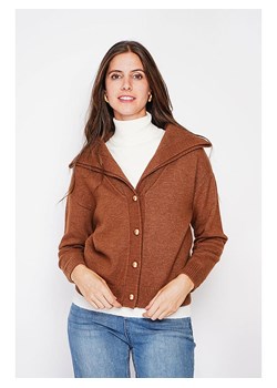 C&amp; Jo Kardigan w kolorze jasnobrązowym ze sklepu Limango Polska w kategorii Swetry damskie - zdjęcie 187785222