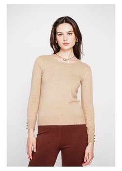 C&amp; Jo Sweter w kolorze beżowym ze sklepu Limango Polska w kategorii Swetry damskie - zdjęcie 187785273