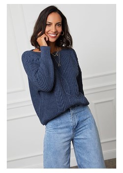 L&apos;armoire de Suzette Sweter w kolorze granatowym ze sklepu Limango Polska w kategorii Swetry damskie - zdjęcie 187785481