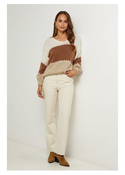 L&apos;armoire de Suzette Sweter w kolorze kremowo-jasnobrązowym ze sklepu Limango Polska w kategorii Swetry damskie - zdjęcie 187785750