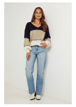 L&apos;armoire de Suzette Sweter w kolorze beżowo-czarnym ze sklepu Limango Polska w kategorii Swetry damskie - zdjęcie 187785760