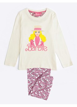 Barbie Piżama &quot;Barbie&quot; w kolorze kremowo-różowym ze sklepu Limango Polska w kategorii Piżamy dziecięce - zdjęcie 187786323
