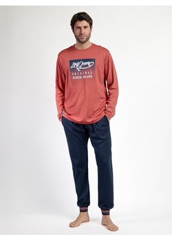 Lois Piżama &quot;Larga Burnt&quot; w kolorze koralowo-granatowym ze sklepu Limango Polska w kategorii Piżamy męskie - zdjęcie 187786350