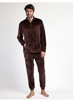 admas Piżama &quot;Admas home&quot; w kolorze ciemnobrązowym ze sklepu Limango Polska w kategorii Piżamy męskie - zdjęcie 187786631