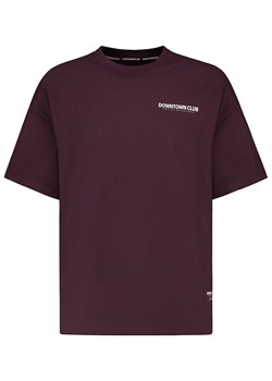 Sublevel Koszulka &quot;Linus&quot; w kolorze ciemnofioletowym ze sklepu Limango Polska w kategorii T-shirty męskie - zdjęcie 187789934