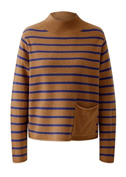 Oui Sweter w kolorze karmelowo-niebieskim ze sklepu Limango Polska w kategorii Swetry damskie - zdjęcie 187790132