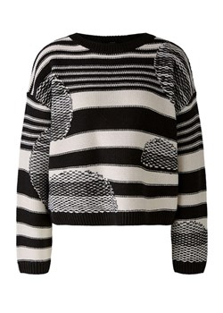 Oui Sweter w kolorze kremowo-czarnym ze sklepu Limango Polska w kategorii Swetry damskie - zdjęcie 187790403
